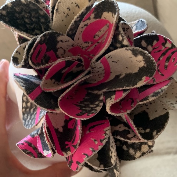 🖤💗 Y2K Juicy Couture Bow Headband Snakeskin - Picture 10 of 16
